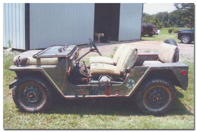 This is the M-151 I picked up on 07/06 it is a 1963 Willys Motors Inc. Mfr. Serial No.-7405-13517 Date of Delivery-10/63, it is a reweld in very good condition.